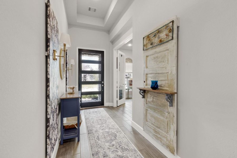 Furnished interior view inside a new home in Meridiana 55', Manvel (Image 26). Furnished interior view inside a new home in Meridiana 55', Manvel (Image 26).