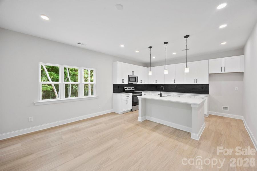 Furnished interior view inside a new home in , Gastonia (Image 8).