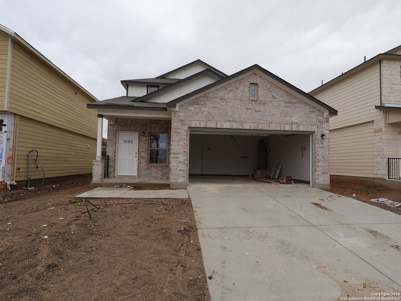 In-progress construction of a new home in Park Place, New Braunfels, TX (Image 31).
