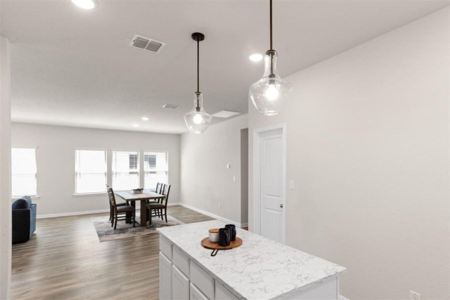 Furnished interior view inside a new home in Saddle Creek, Georgetown (Image 20).