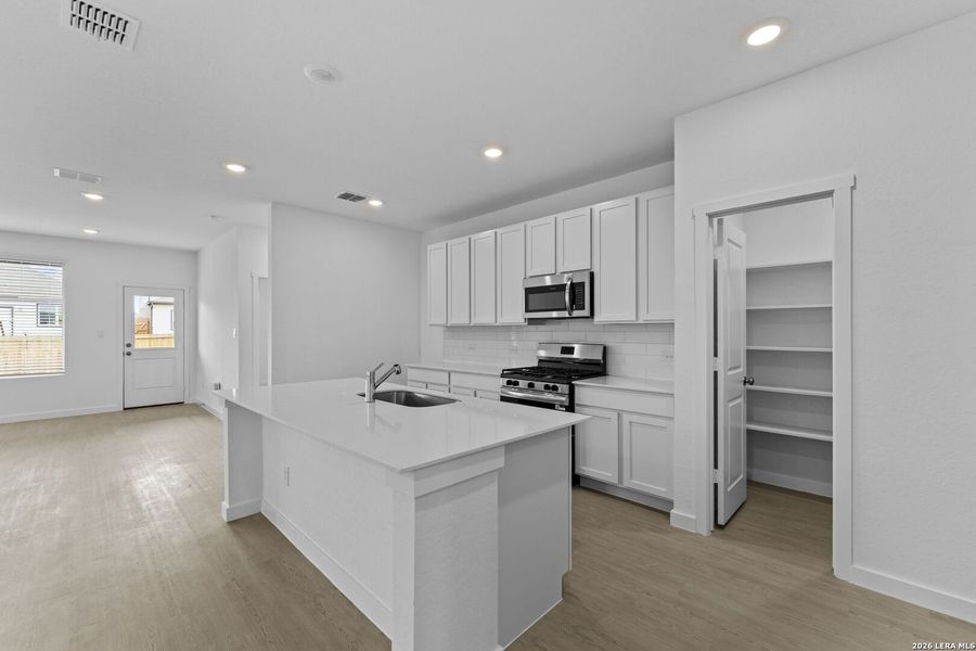 Furnished interior view inside a new home in Hightop Ridge, Converse (Image 4).
