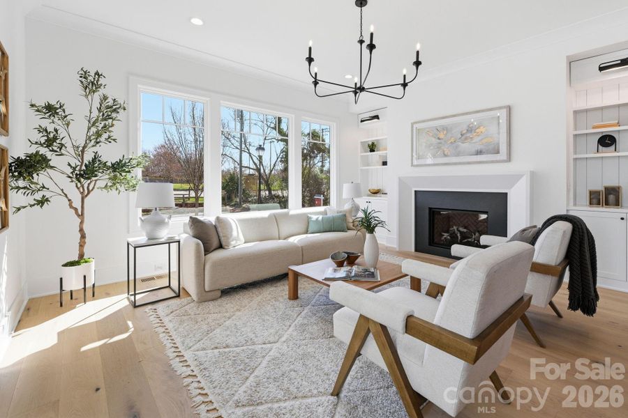 Furnished interior view inside a new home in , Davidson (Image 27).