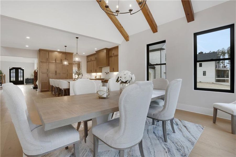 Furnished interior view inside a new home in , Milton (Image 18).