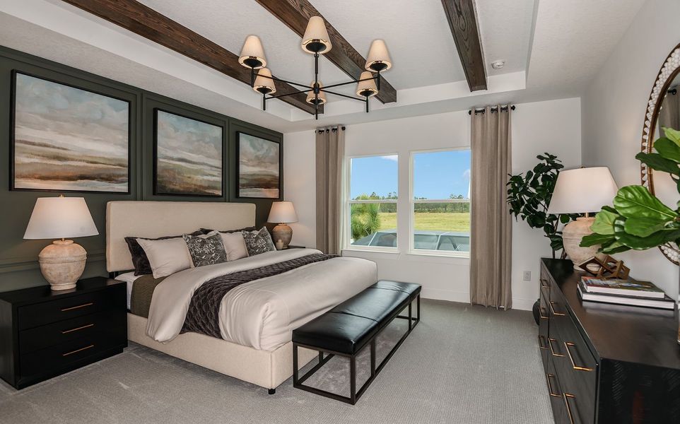 Furnished interior view inside a new home in Two Rivers, Zephyrhills (Image 9).