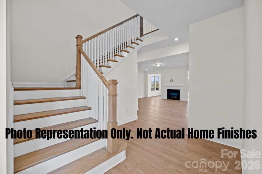 Open Staircase w/Half Wall on 2nd Floor