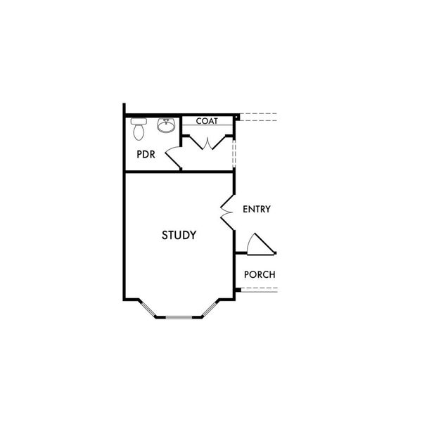 2D floor plan layout of this home in Redden Farms, Midlothian, TX (Image 4).