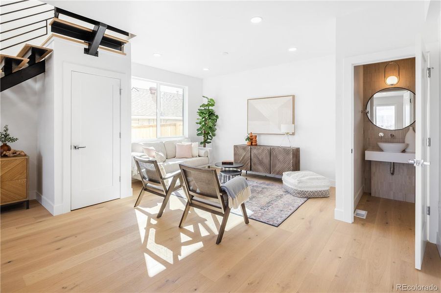 Furnished interior view inside a new home in , Denver (Image 14).