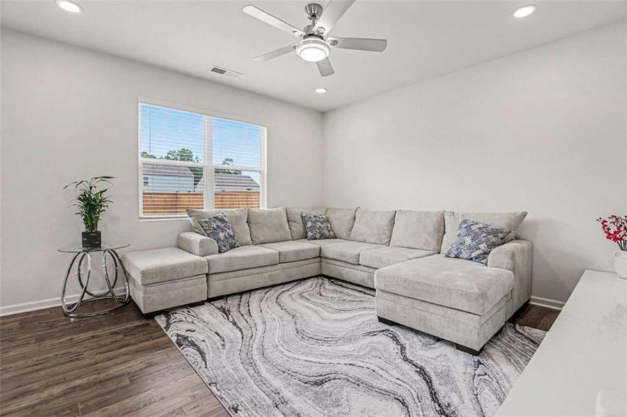 Furnished interior view inside a new home in , Fairburn (Image 14). Furnished interior view inside a new home in , Fairburn (Image 14).
