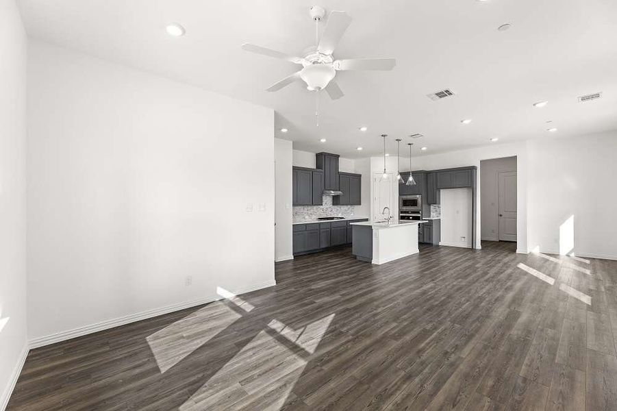 Rice Townhome Living Dining Area