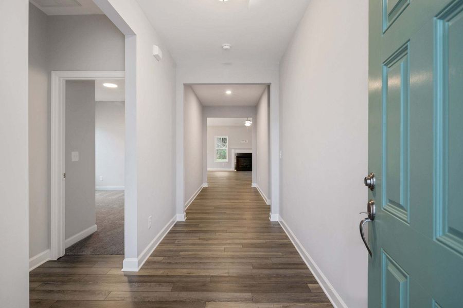 Representative unfurnished interior of a home built from the Garland by Caviness & Cates Communities in Bartlett Manor, Youngsville (Image 136). Representative unfurnished interior of a home built from the Garland by Caviness & Cates Communities in Bartlett Manor, Youngsville (Image 136).