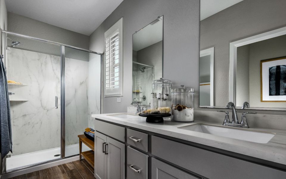 Representative furnished interior of a home built from the Daisy by Brookfield Residential in Wildflower at Blossom Rock, Apache Junction (Image 12).