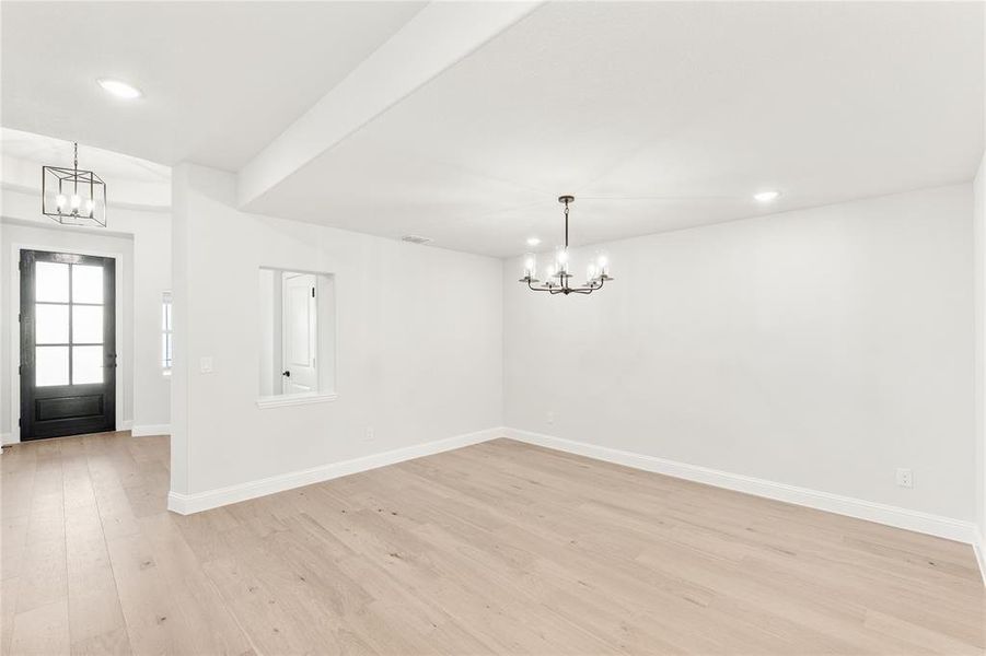 Spacious, unfurnished interior of a new home in Sunrise at Garden Valley, Waxahachie (Image 34).