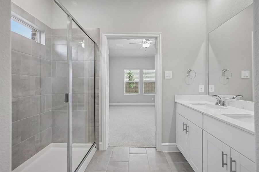 Furnished interior view inside a new home in Lakehaven - Signature Series, Farmersville (Image 14).