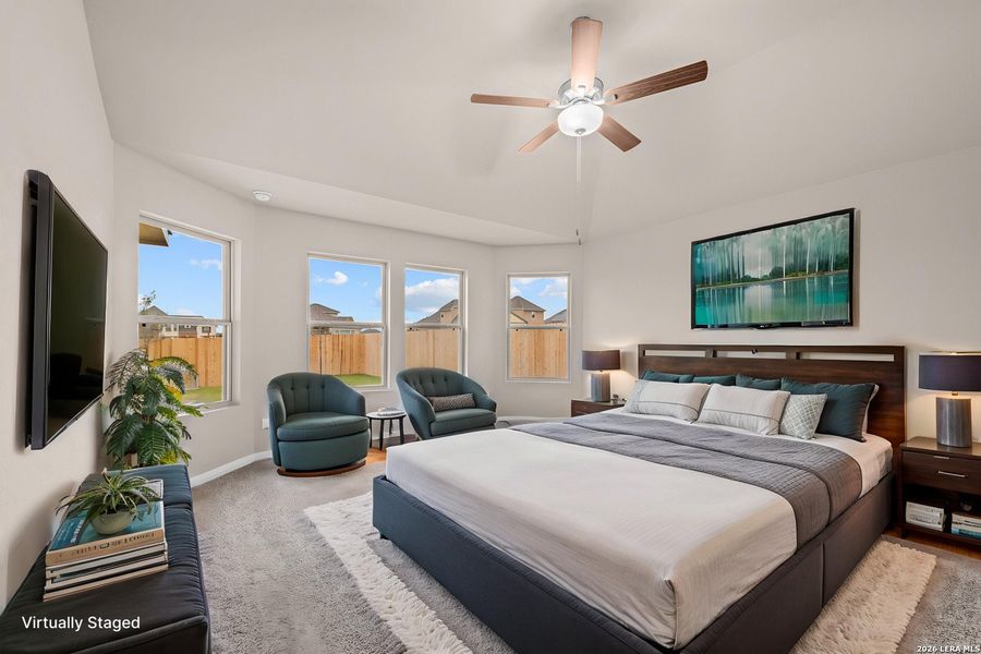 Furnished interior view inside a new home in Verano Farms, San Antonio (Image 5).