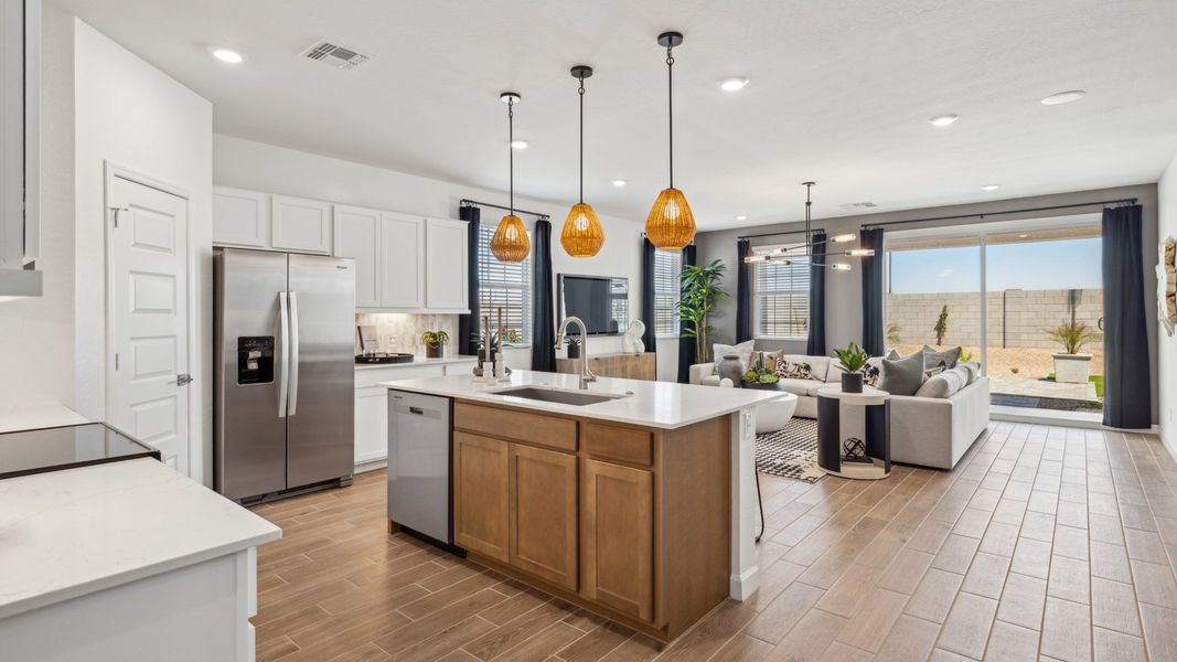 Furnished interior view inside a new home in Remington, Buckeye (Image 6).