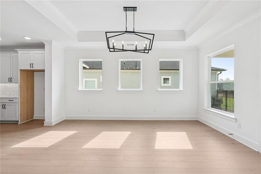 Spacious, unfurnished interior of a new home in Crescent Pointe at Great Sky, Canton (Image 11). Spacious, unfurnished interior of a new home in Crescent Pointe at Great Sky, Canton (Image 11).