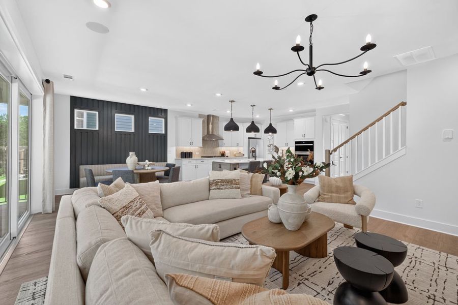 Representative furnished interior of a home built from the Wynfield by Pulte Homes in Bleckley Station, Ball Ground (Image 15).