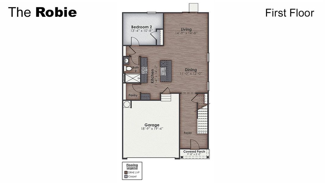 2D floor plan layout of this home in The Haven at Indigo Preserve, Leland, NC (Image 2). 2D floor plan layout of this home in The Haven at Indigo Preserve, Leland, NC (Image 2).