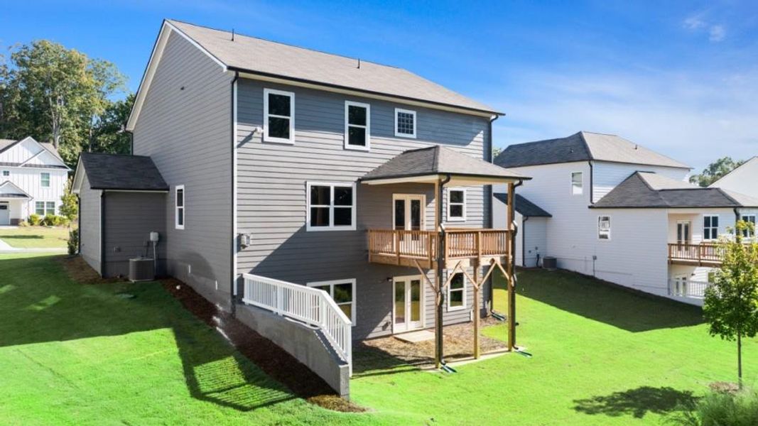 Exterior details and patio area of a home in Falcon Landing, Gainesville (Image 18).