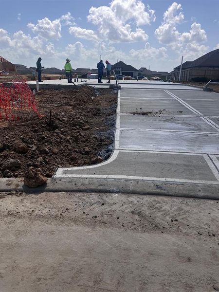 In-progress construction of a new home in Westland Ranch 50' Homesites, League City, TX (Image 3).