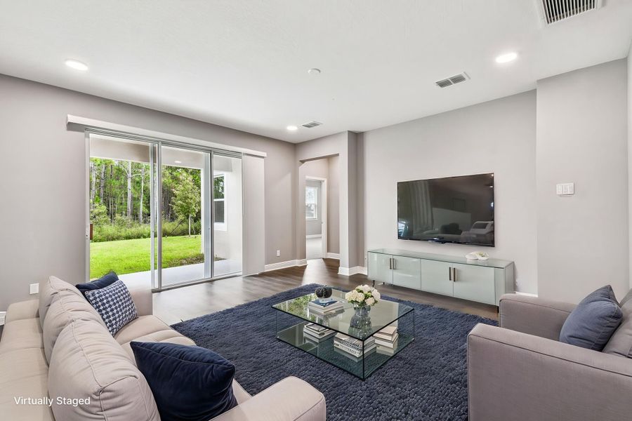 Family Room - Virtually Staged