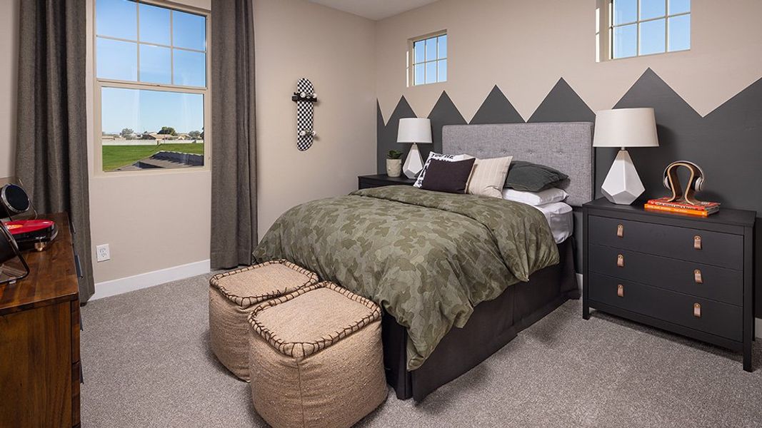 Furnished interior view inside a new home in Legado, Queen Creek (Image 17).