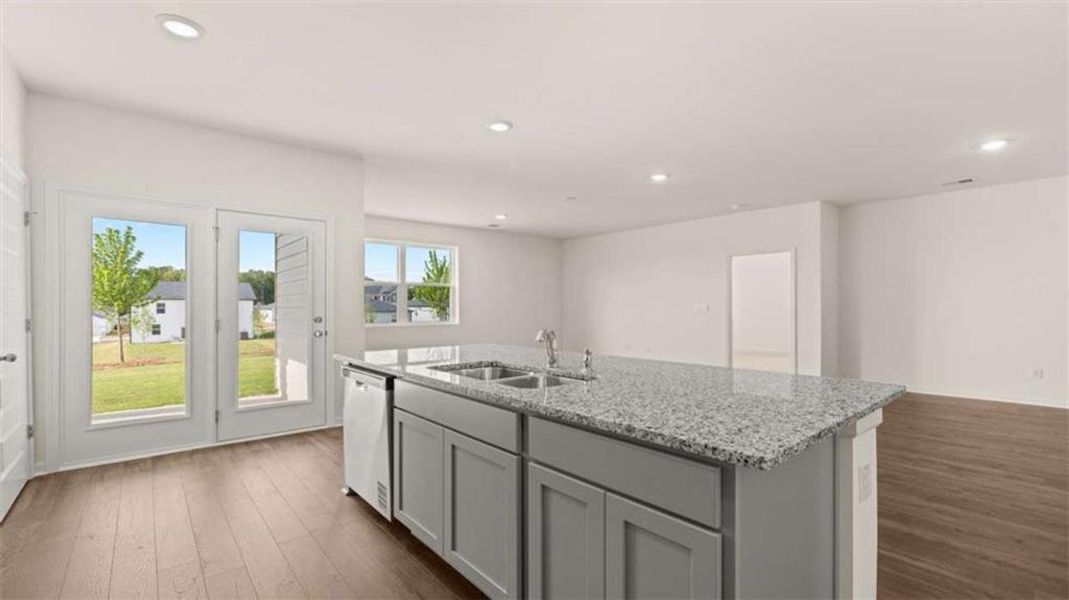 Furnished interior view inside a new home in Champion's Run, Lithonia (Image 13).