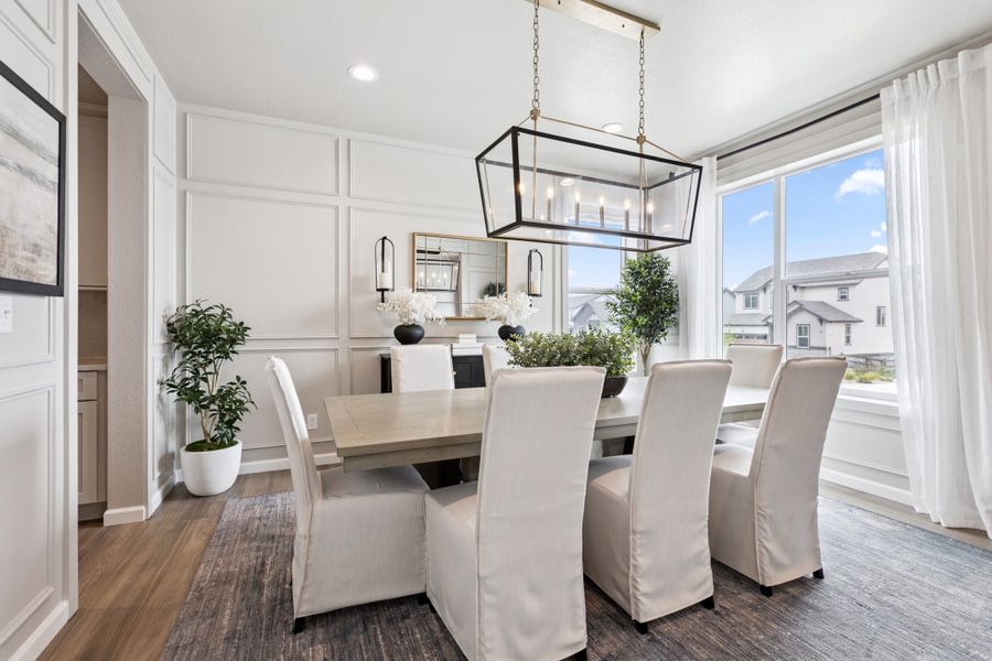 Representative furnished interior of a home built from the Silverton by Landsea Homes in Highlands Preserve, Mead (Image 46).