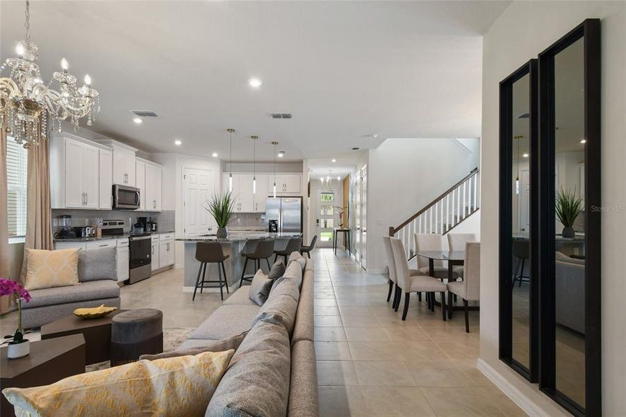 Furnished interior view inside a new home in , Kissimmee (Image 25).