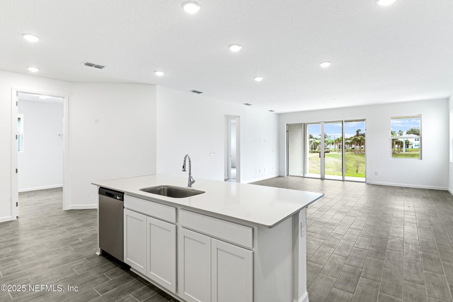 Furnished interior view inside a new home in Seasons at Grandview Gardens, Deland (Image 8).