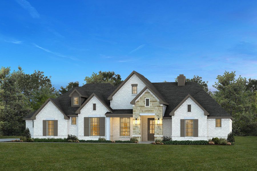 Front exterior of a home in the Cartwright Ranch community, located in Weatherford, TX (Image 1). Front exterior of a home in the Cartwright Ranch community, located in Weatherford, TX (Image 1).