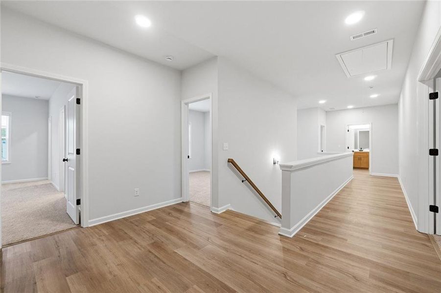 Spacious, unfurnished interior of a new home in The Stables at Ewing Chapel, Dacula (Image 27).