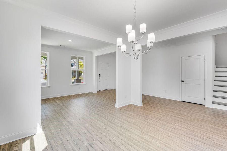 Spacious, unfurnished interior of a new home in Bennett Farm, Loganville (Image 13). Spacious, unfurnished interior of a new home in Bennett Farm, Loganville (Image 13).
