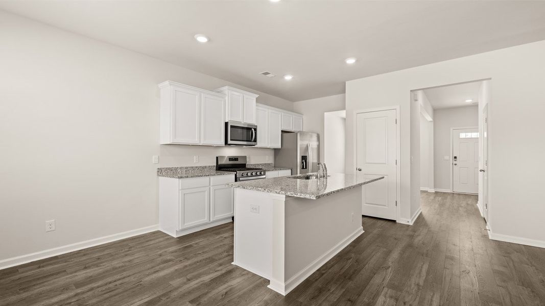 Furnished interior view inside a new home in Byrd Village, Graniteville (Image 7).