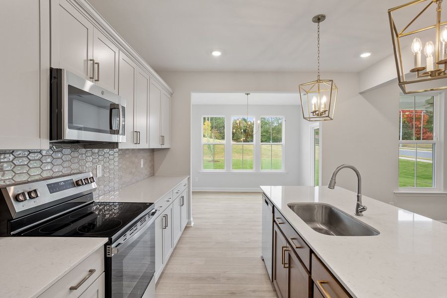 Furnished interior view inside a new home in Renaissance at White Oak, Garner (Image 10).