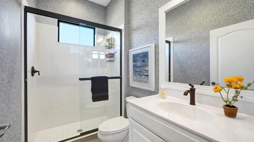 Representative furnished interior of a home built from the Sanibel 2 by Neal Communities in SkySail, Naples (Image 6).