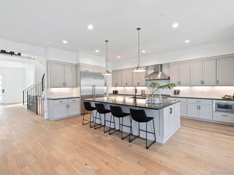 Furnished interior view inside a new home in , Denver (Image 26).