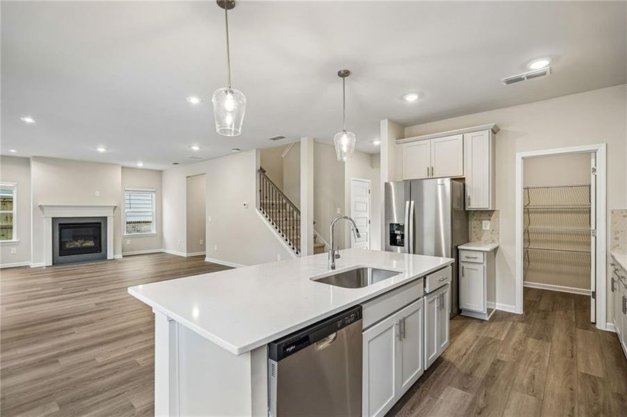 Furnished interior view inside a new home in Martin Springs - Estate Series, Lawrenceville (Image 10).