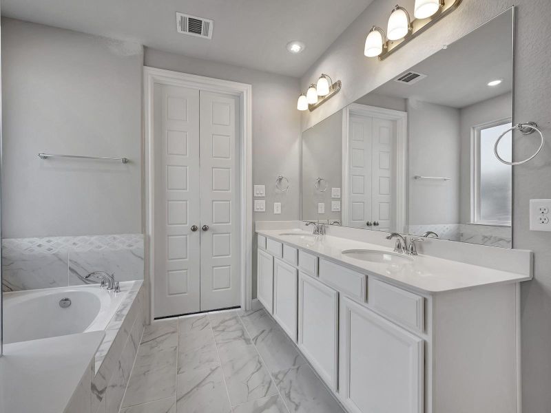 Photo is not of the actual home, but is an inspirational photo of builder’s model home and may depict options, furnishings, and/or decorator features that are not included.