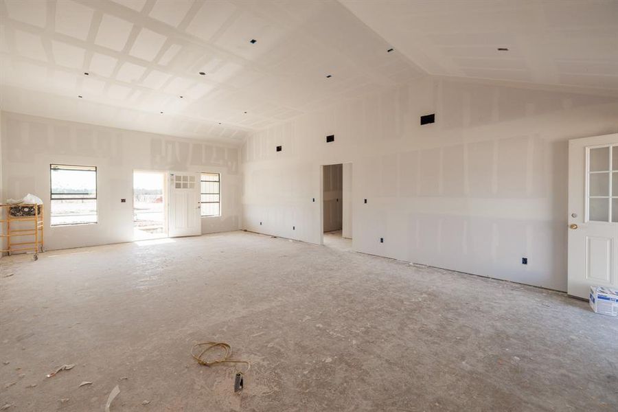 In-progress construction of a new home in , Clyde, TX (Image 5).