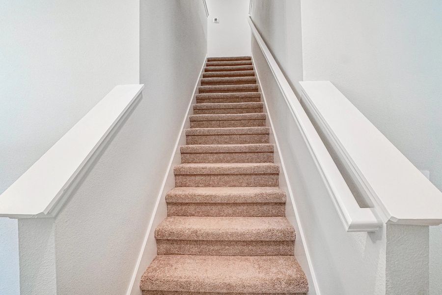 Next we make our way upstairs for the bedroom spaces Next we make our way upstairs for the bedroom spaces