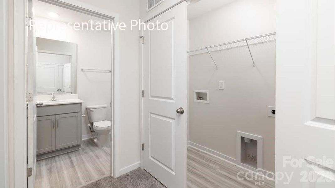 Furnished interior view inside a new home in Clark Creek Landing, Lincolnton (Image 14).