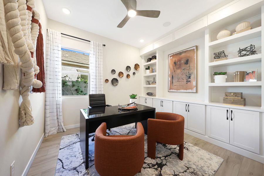 Representative furnished interior of a home built from the Burgundy by Mattamy Homes in White Tank Vistas, Waddell (Image 30).