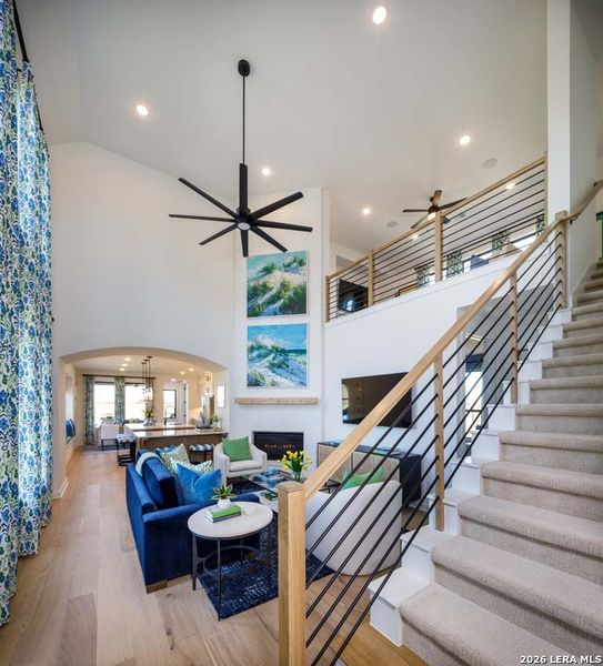 Furnished interior view inside a new home in Legacy at Lake Dunlap, New Braunfels (Image 19).