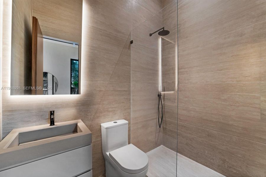 Furnished interior view inside a new home in , Miami (Image 15).