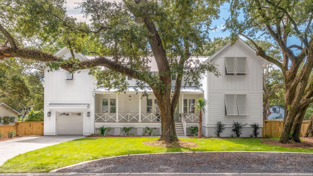 Front exterior of a new home in , Mount Pleasant, SC, highlighting curb appeal (Image 1).