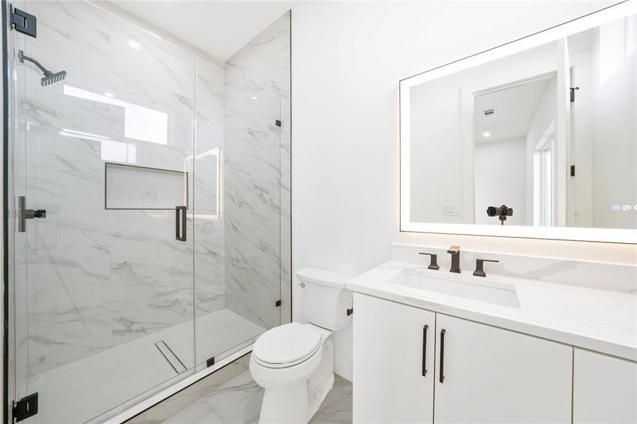 Furnished interior view inside a new home in , Heath (Image 15).