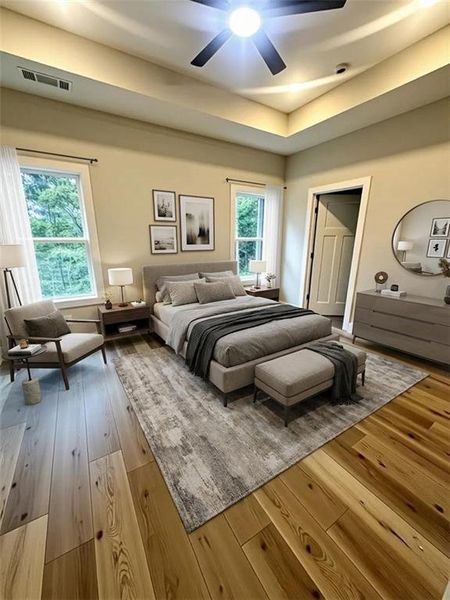 Furnished interior view inside a new home in , Cumming (Image 6).