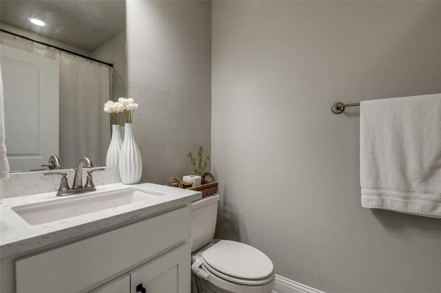 Furnished interior view inside a new home in Lynx Hollow Estates, Forney (Image 26).