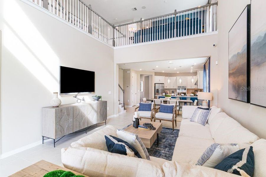 Furnished interior view inside a new home in Lochside, Mount Dora (Image 20). Furnished interior view inside a new home in Lochside, Mount Dora (Image 20).